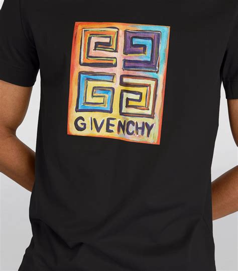 givenchy logo print t shirt|givenchy t shirt men sale.